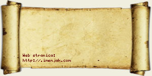 Hana Pavlov vizit kartica